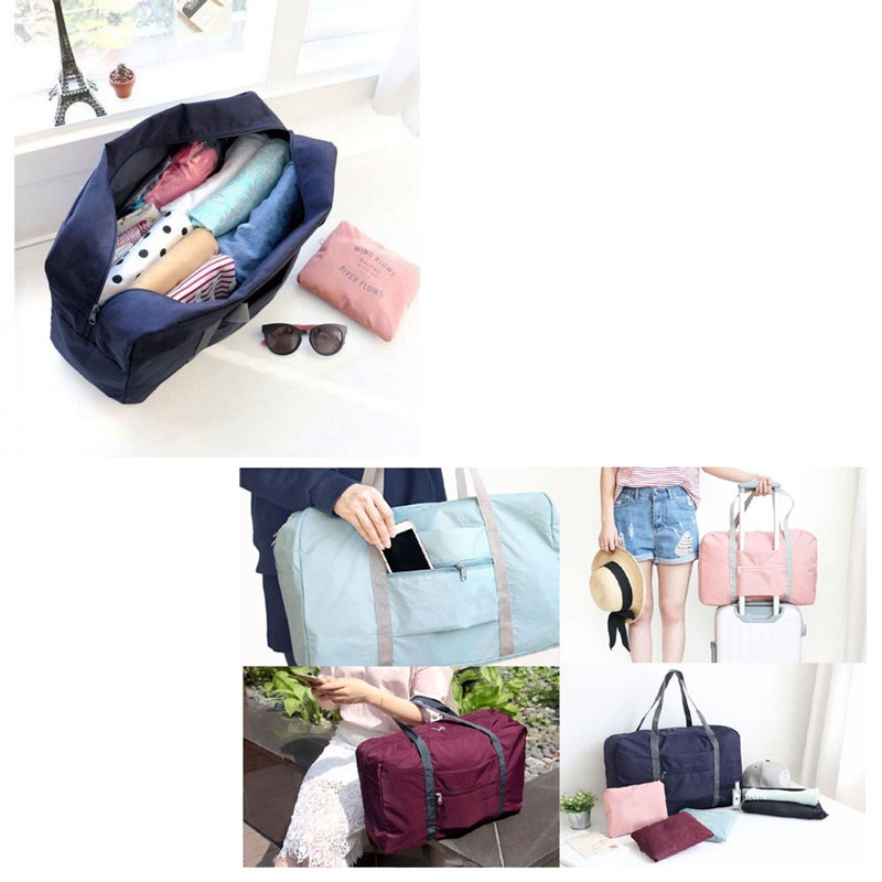 Bolsa de viaje plegable maleta plegable e impermeable