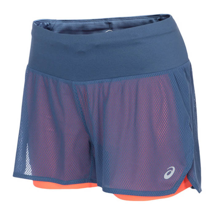 Short ASICS Mujer COOL 2-IN-1 Bicolor.