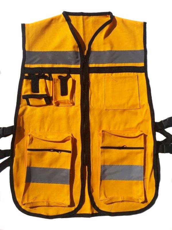 CHALECO SEGURIDAD INDUSTRIAL BRIGADISTA REFLEJANTE UNITALLA PARA ADULTO