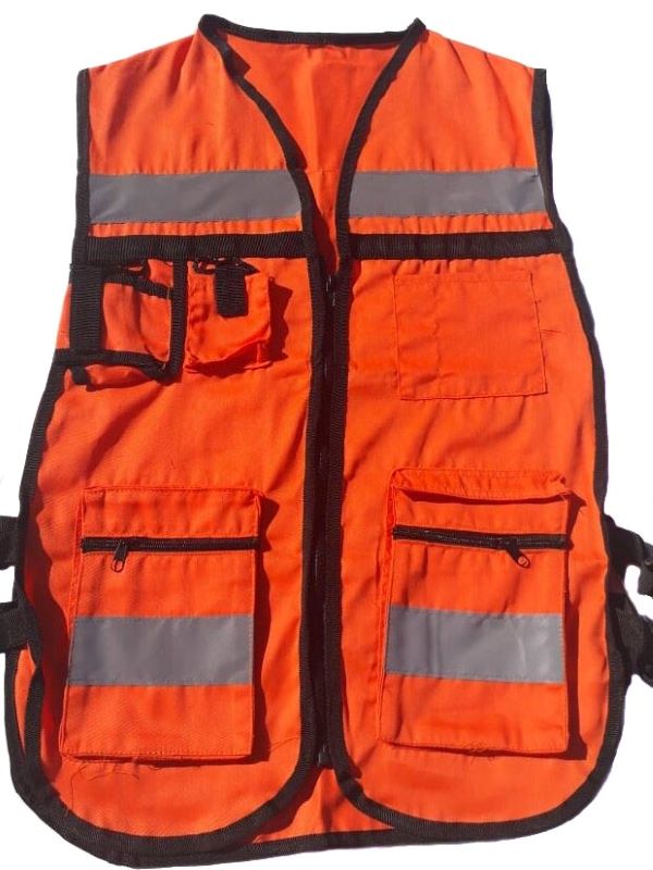 CHALECO SEGURIDAD INDUSTRIAL BRIGADISTA REFLEJANTE UNITALLA PARA ADULTO
