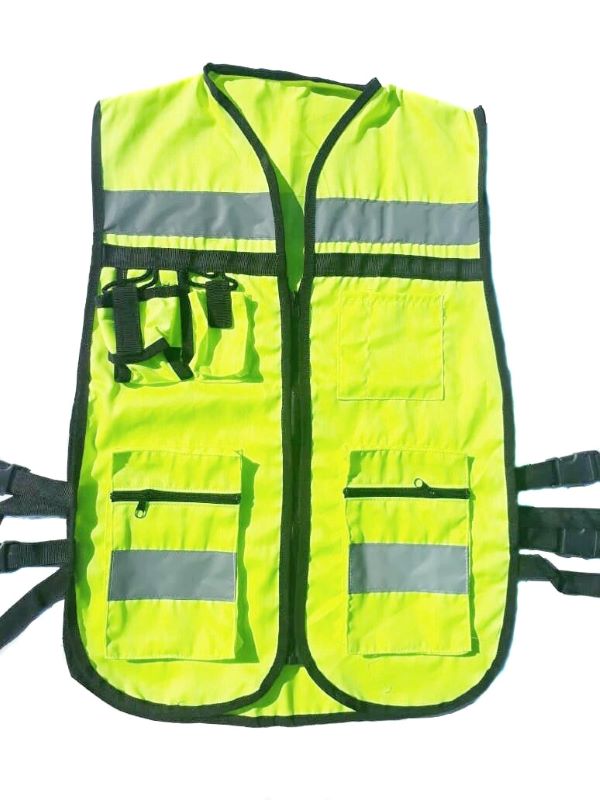 CHALECO SEGURIDAD INDUSTRIAL BRIGADISTA REFLEJANTE UNITALLA PARA ADULTO