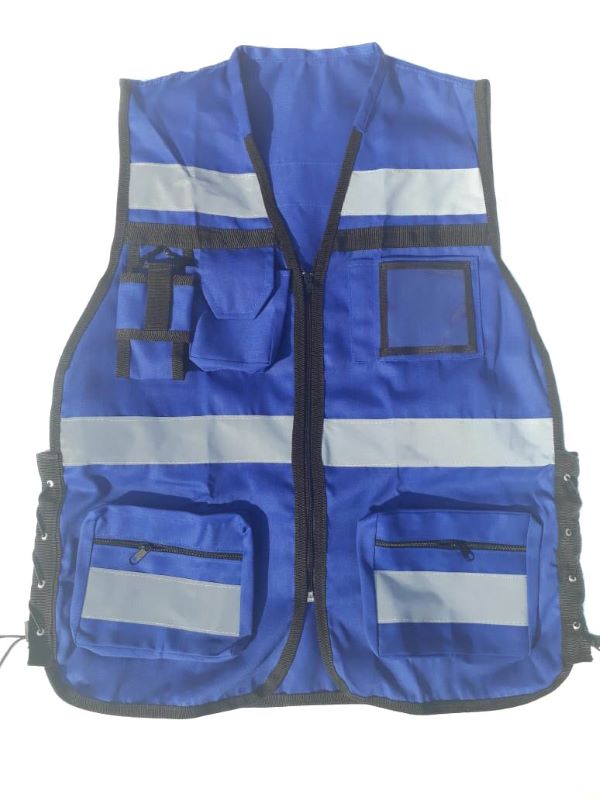 Chaleco Brigadista Reflejante Industrial Autoajustable Rkt UNITALLA para adulto