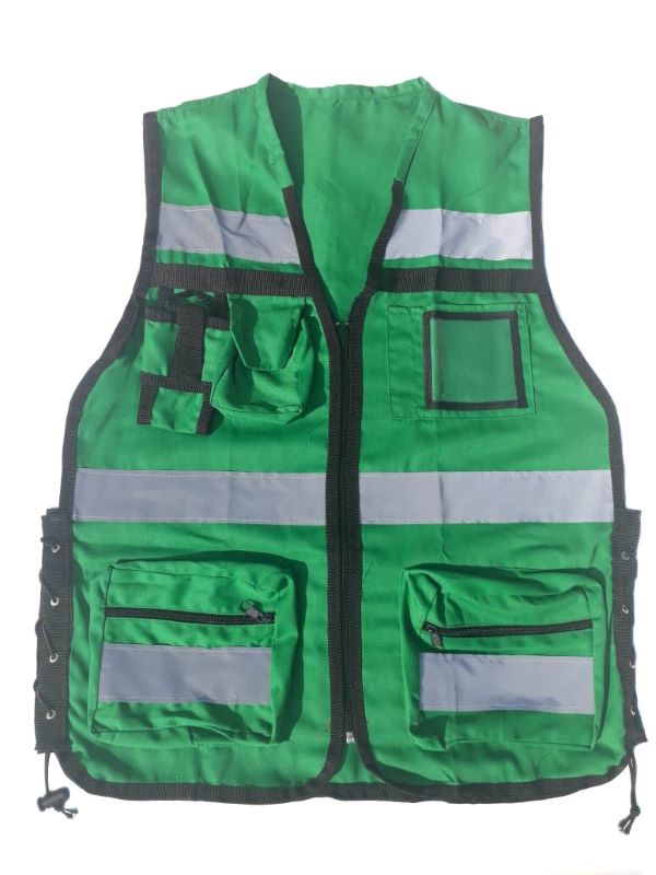 Chaleco Brigadista Reflejante Industrial Autoajustable Rkt UNITALLA para adulto