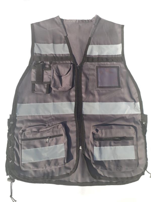 Chaleco Brigadista Reflejante Industrial Autoajustable Rkt UNITALLA para adulto