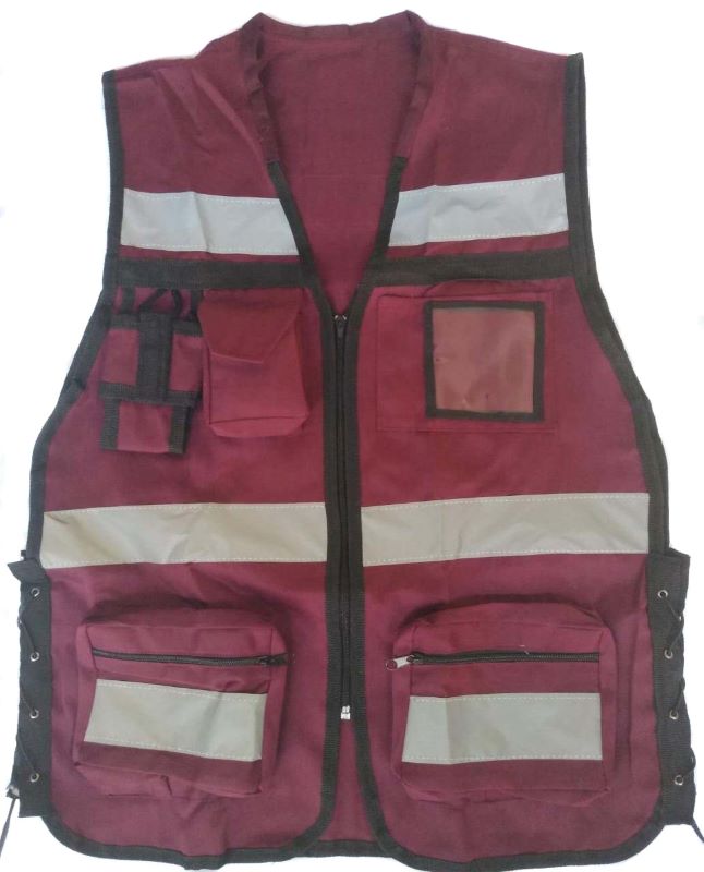 Chaleco Brigadista Reflejante Industrial Autoajustable Rkt UNITALLA para adulto