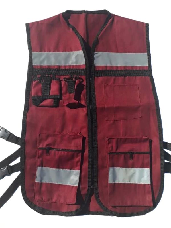 Chaleco Seguridad Industrial, Brigadista, Reflejante XL TALLA EXTRA GRANDE