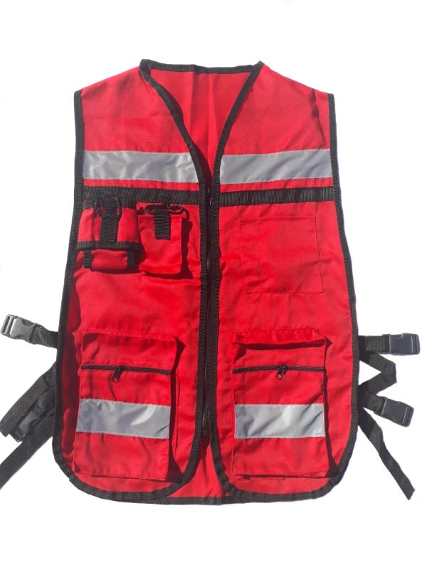 Chaleco Seguridad Industrial, Brigadista, Reflejante XL TALLA EXTRA GRANDE