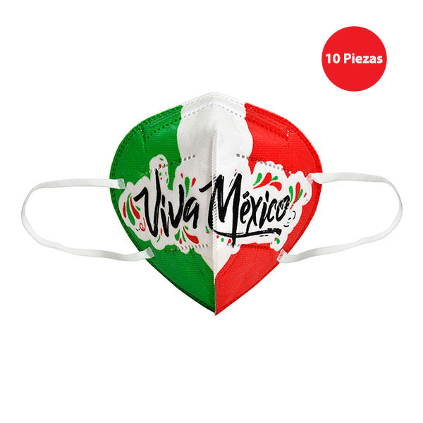CUBREBOCAS KN95 MÉXICO - 10 PZA MASCARILLA