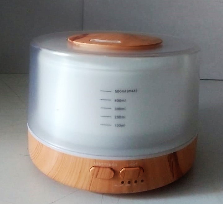 Difusor Humidificador Con Luz LED Ajustable JSO142 - Café