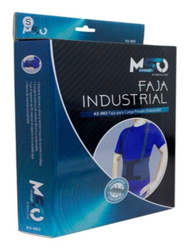 Faja Industrial Para Carga Y Trabajos Pesados Marca Mso