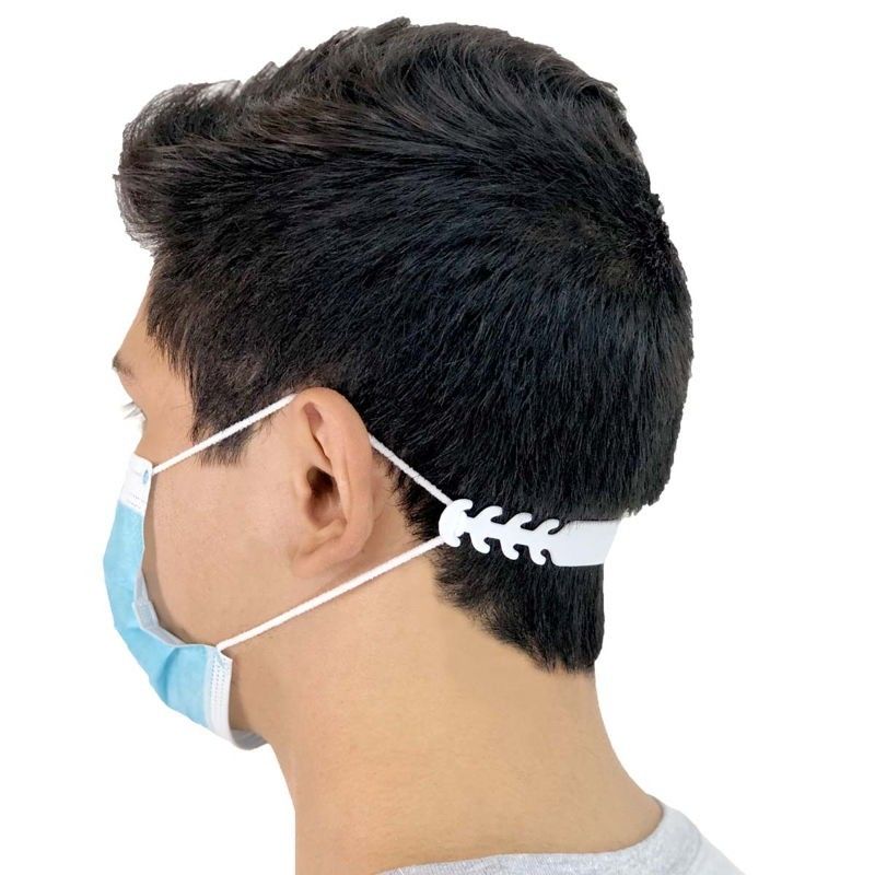 Sujetador Para Cubrebocas Blanco 10 Piezas