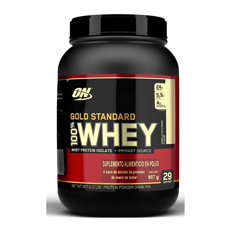 Gold Standard 100% WHEY  Vainilla 907gr Optimum Nutrition