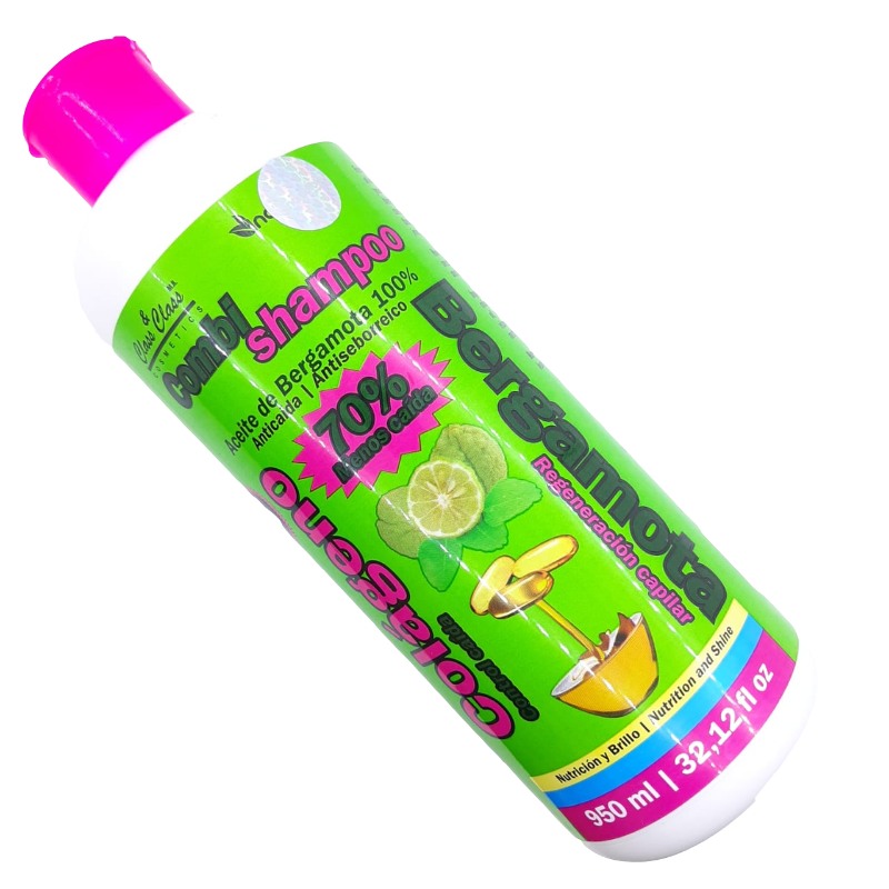 Shampoo con aceite de bergamota y colágeno Class & Class 950 ml.
