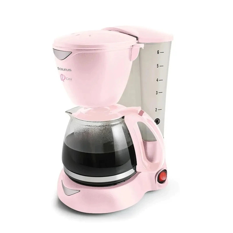 Cafetera Taurus 6 Tazas rosa C6t-ribbon GV