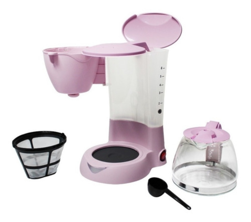 Cafetera Taurus 6 Tazas rosa C6t-ribbon GV