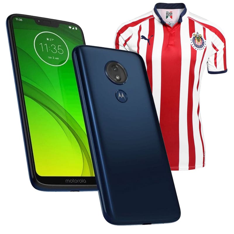 Celular Motorola Moto G7 Power 64Gb 4GB DualSim - Azul + Jersey puma chivas