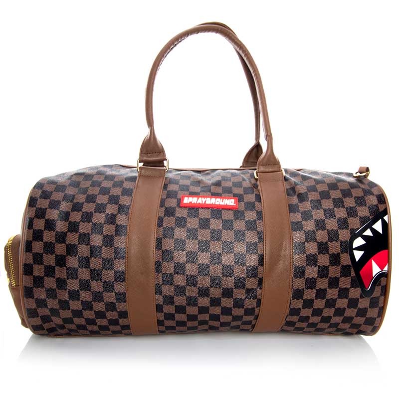 Duffle Bag Sprayground Brown Jaws in Paris