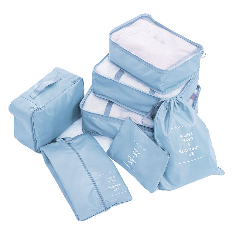 Bolsas de viaje 7 en 1 bolsas organizadoras de viaje para maleta