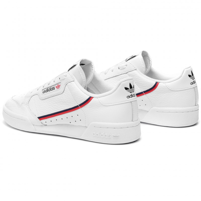 Tenis Adidas Originals Mn Continental 80 Bco/Rojo G27706