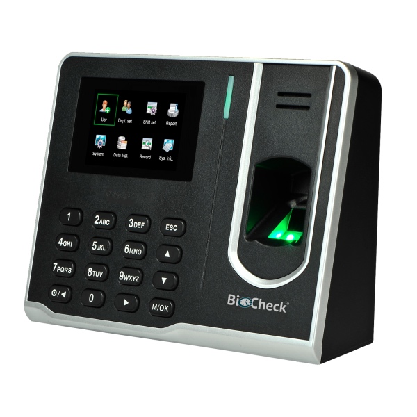 RELOJ CHECADOR DE HUELLA DIGITAL PARA 40 EMPLEADOS