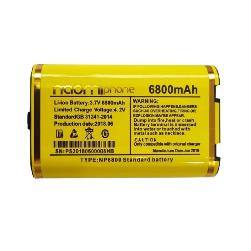 Celular Uso Rudo Naomi Phone Ptt6800 Power Bank Radio