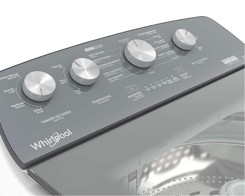 Lavadora Whirlpool 8MWTW2224WJM de Carga Superior Xpert System 22 Kg 1
