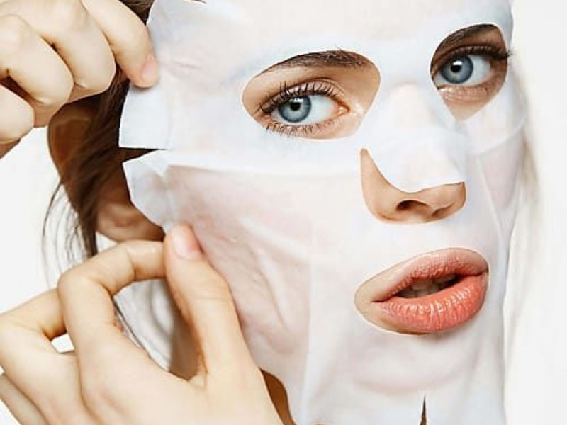 Mascarilla facial de extracto de cerveza con 10 piezas