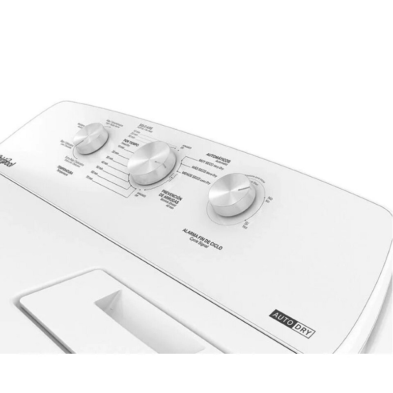 Secadora Whirlpool 7MWGD1730JQ Carga Superior de Gas Blanca
