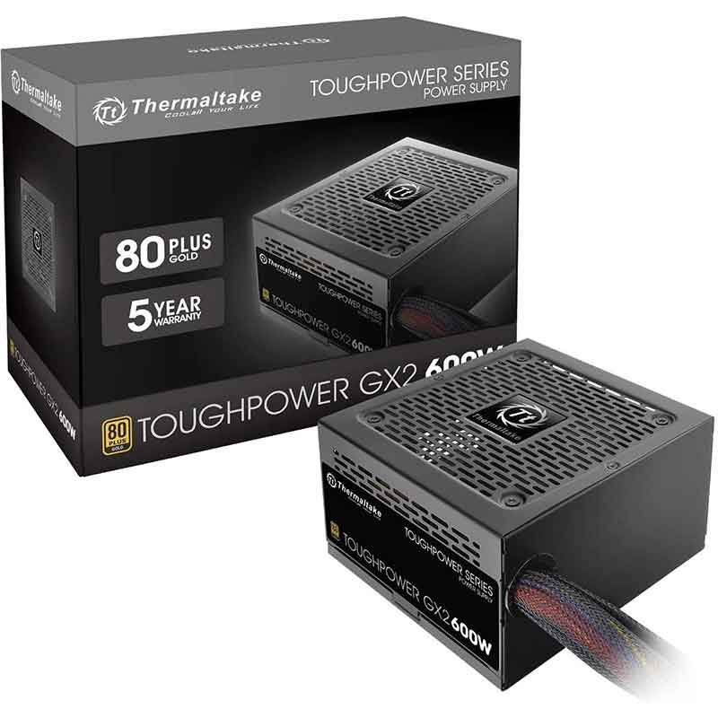 Fuente de Poder THERMALTAKE Toughpower GX2 600W 80 Plus Gold PSTPD06