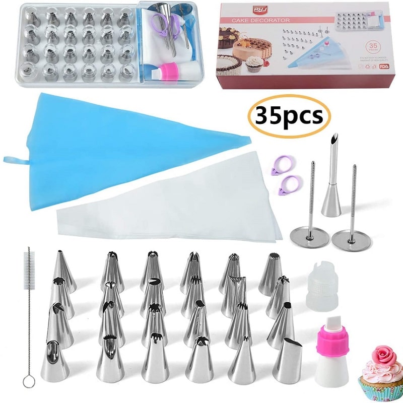 Kit Para Decoración, Repostería RYJ 35 Piezas.