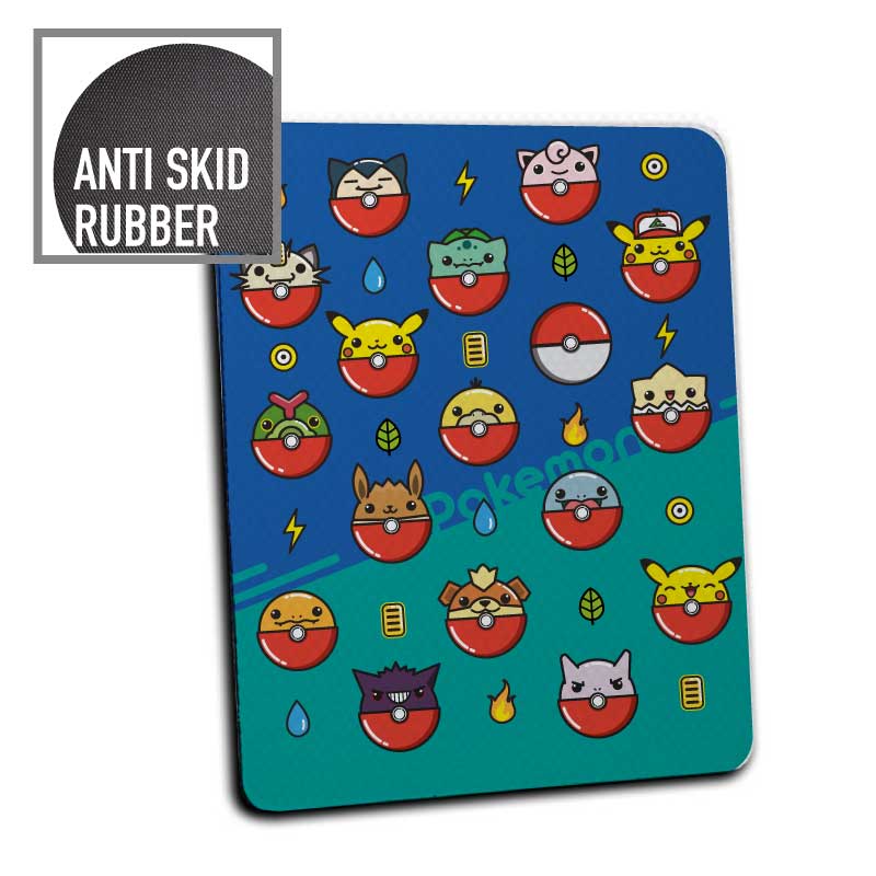 POKÉMON MOUSE PAD ANTIDESLIZANTE