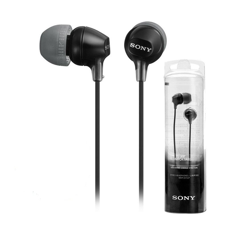 Audifonos SONY in-ear alambricos negro mdrex15lp