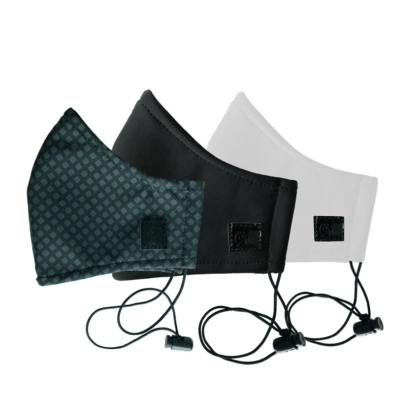 Cubrebocas SELECT 3 PZ ADULTO LICRA SALUDABLE AJUSTABLES gris