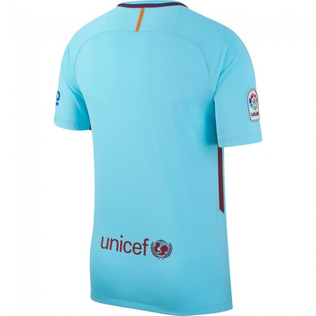 Jersey Nike del Barcelona de VisitanteAzul Aqua Para Niños 