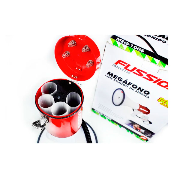 Megafono Profesional USB MP3 Funcion Grabar Efecto Sirena