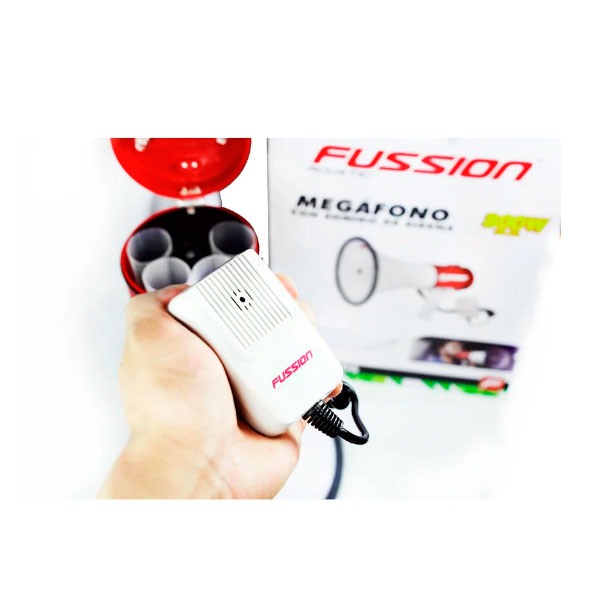 Megafono Profesional USB MP3 Funcion Grabar Efecto Sirena