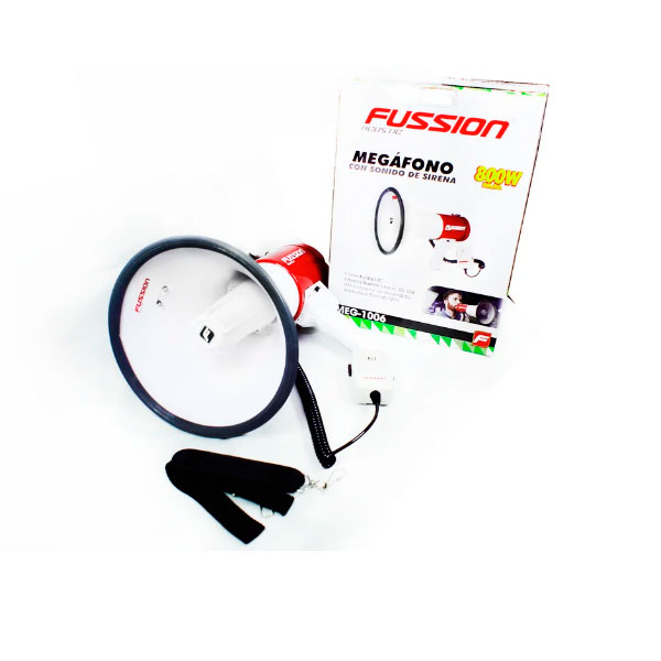 Megafono Profesional USB MP3 Funcion Grabar Efecto Sirena