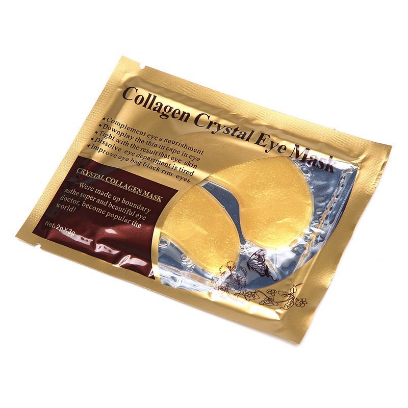 Paquete de 12 Sobres Parches de Colágeno Para Ojos Hidratantes Anti Edad Eye Mask.