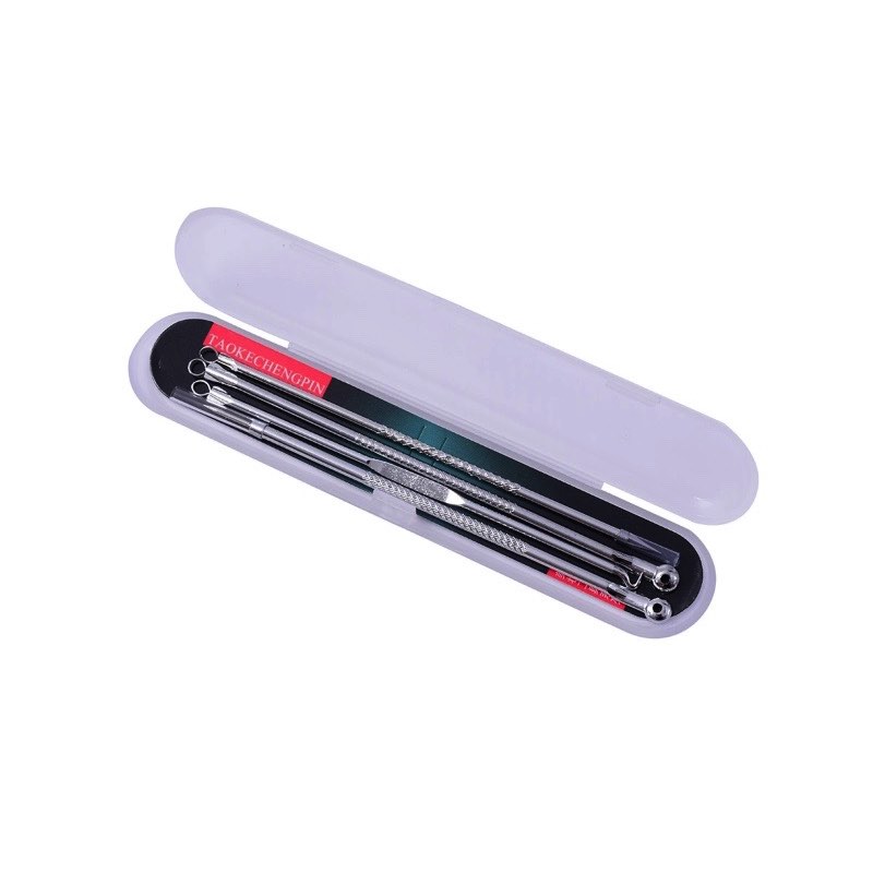Kit Set Anti Acné Extractor De Puntos Negros y Espinillas