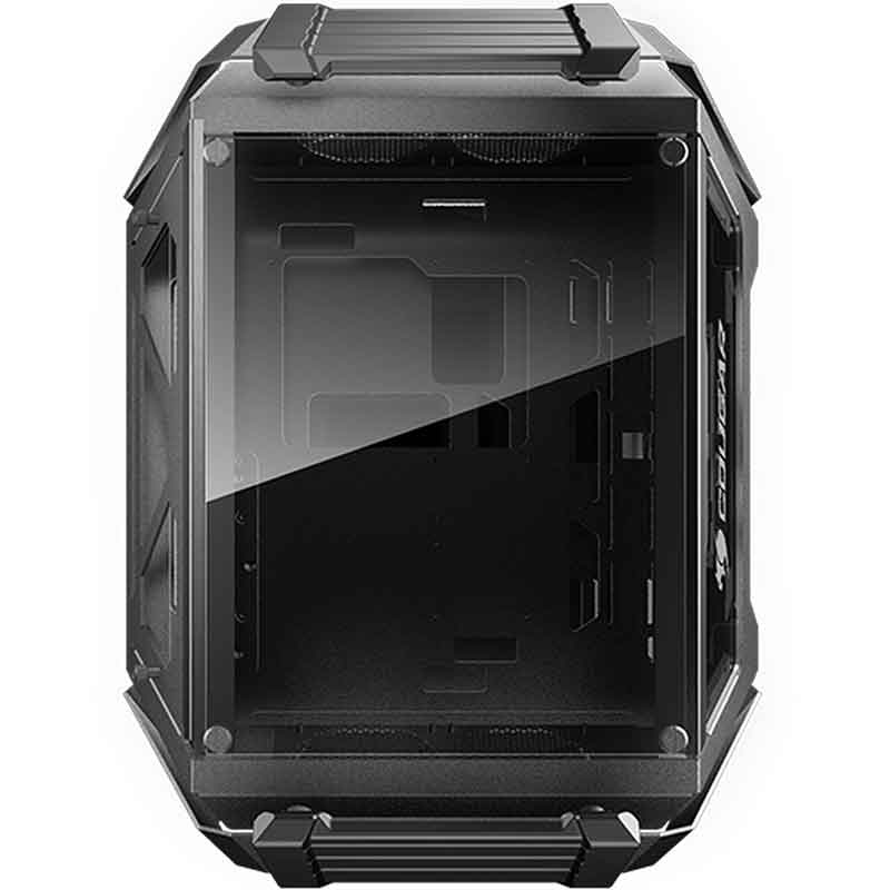 Gabinete Gamer COUGAR GEMINI X ATX Doble Torre Cristal Templado USB-C Negro 105LMT0001-00 