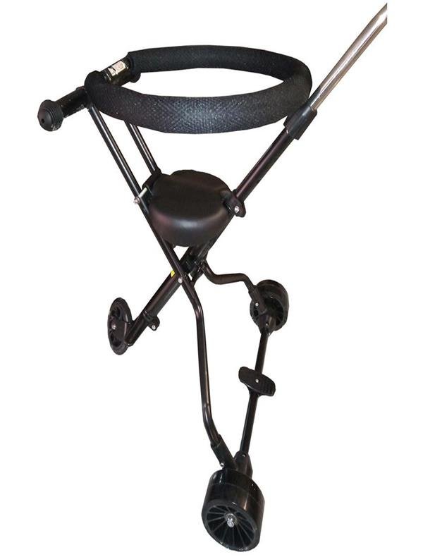 Triciclo Baby Scooter Portatil Plegable 3 Llantas Con Frenos Negro