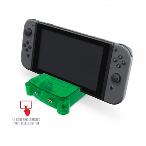 Base Retron S64 Verde Hyperkin Para Nintendo Switch