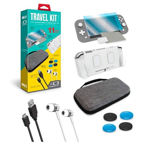 Travel Kit 11 en 1 Armor3 Hyperkin Para Nintendo Switch Lite