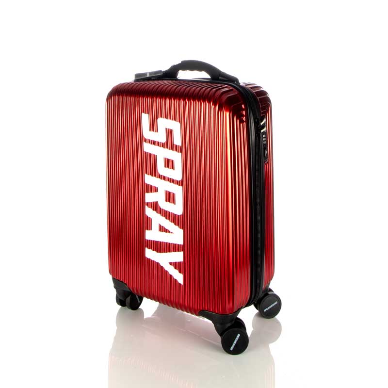 Maleta riÂ­gida Sprayground Striped Dark Red 20"