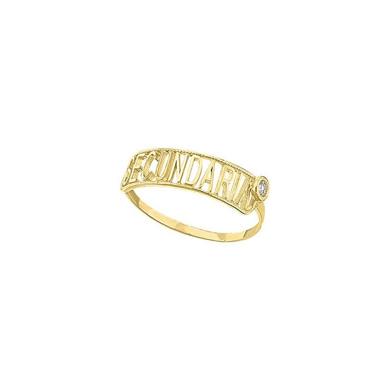 Anillo Secundaria Oro 10K