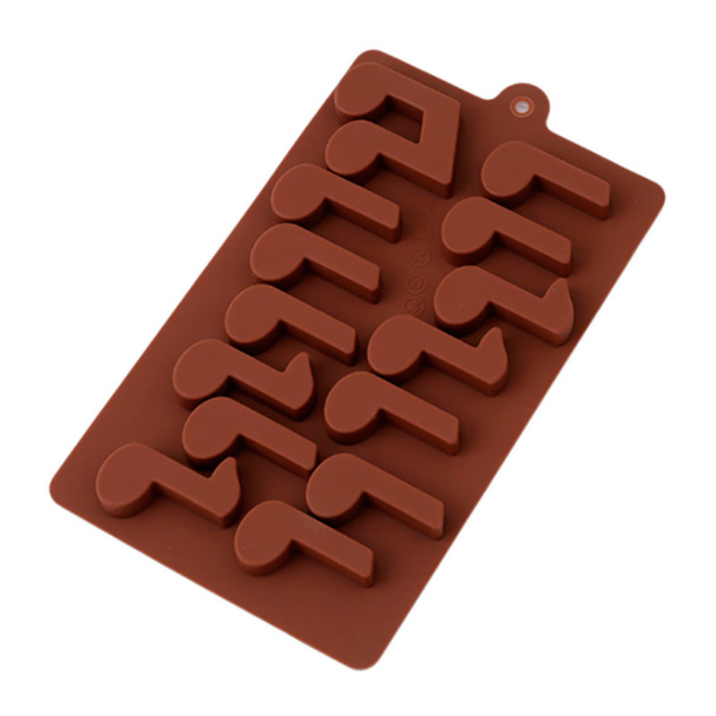 Molde De Silicón Nota Musical Uso Culinario Chocolate