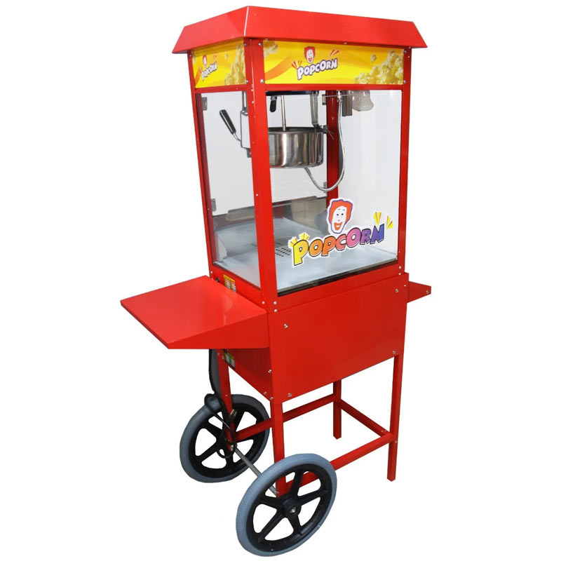 Maquina Palomitas 8 Oz  Carrito Comercial 11200W  Palomera Profesional