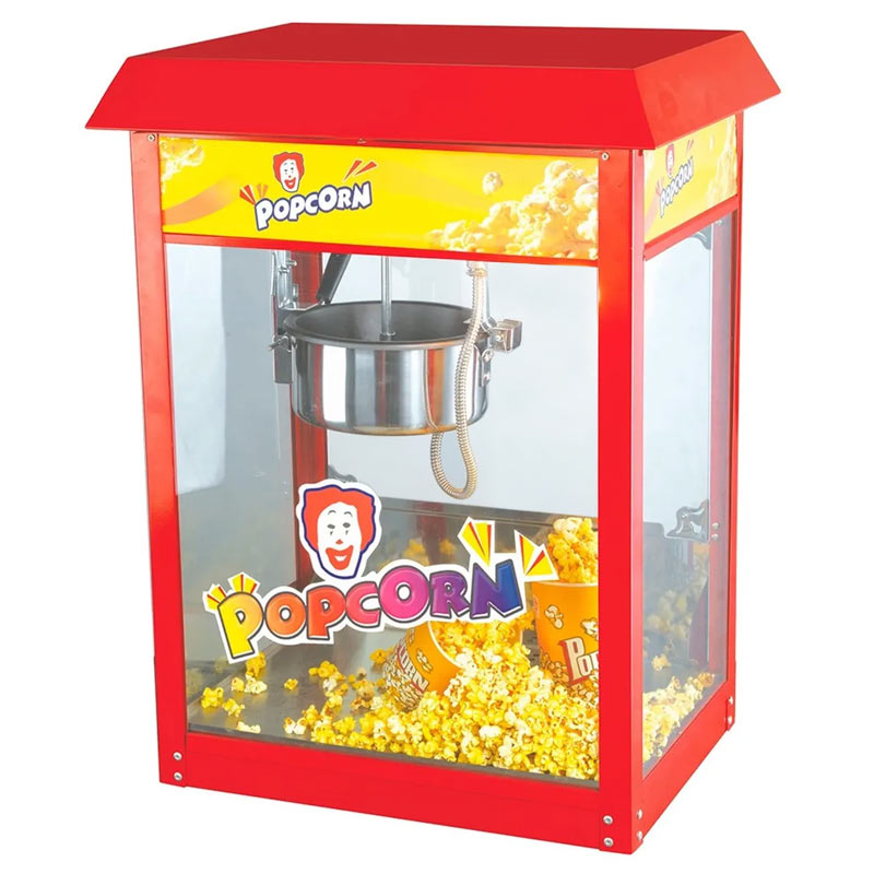 Maquina Palomitas 8 Oz  Carrito Comercial 11200W  Palomera Profesional
