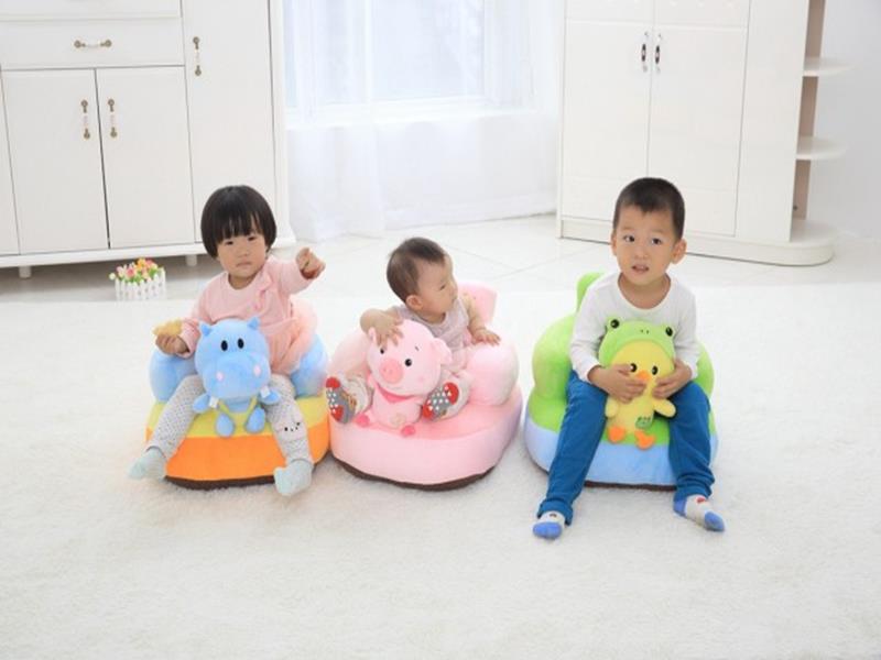 Soporte Sillón Aprender A Sentarse Bebé Dino Verde