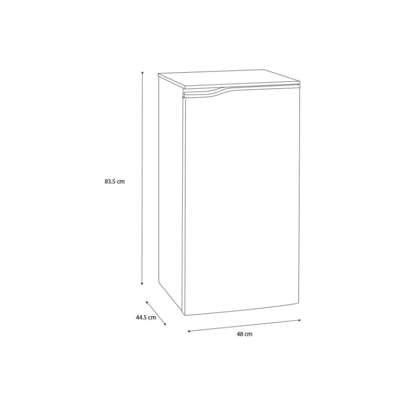 Frigobar Mirage MRX33ES 3.3 Pies Acero Inoxidable Oscuro END20**